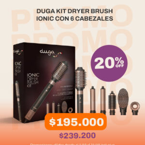 DUGA KIT DRYER BRUSH IONIC CON 6 CABEZALES