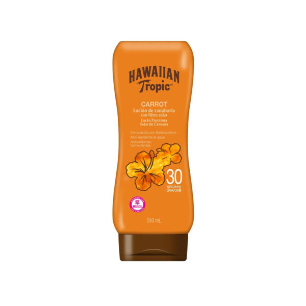 Hawaiian Tropic Loción Zanahoria SPF 30 - 240 ml