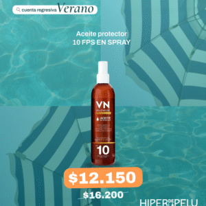 VILLENEUVE  ACEITE SOLAR FPS10 190ml