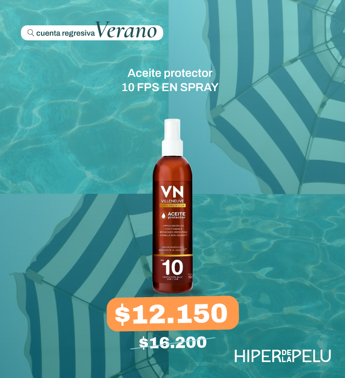 VILLENEUVE ACEITE SOLAR FPS10 190ml