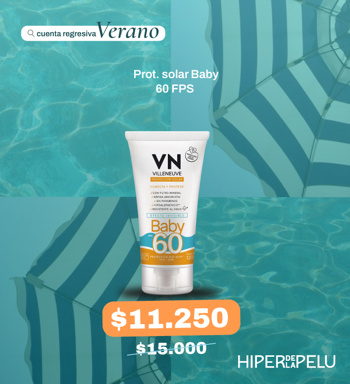 VILLENEUVE PROT SOLAR FPS60 - BABY 120ml