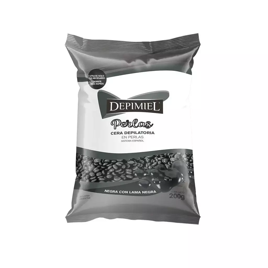 DEPIMIEL CERA EN PERLAS NEGRA X200 gr