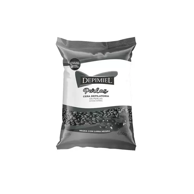 DEPIMIEL CERA EN PERLAS NEGRA X400 GR