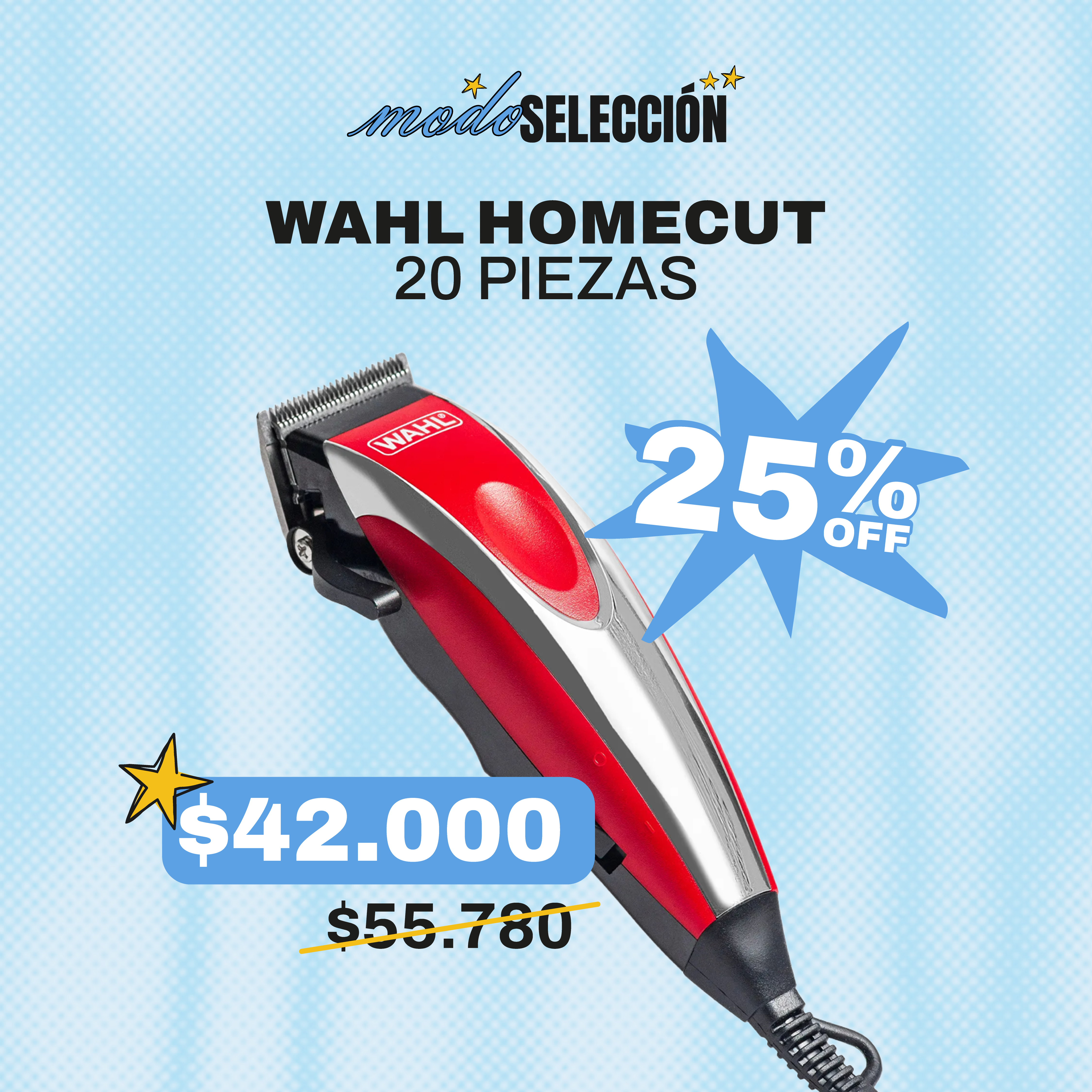 WAHL HOMECUT 20 PIEZAS