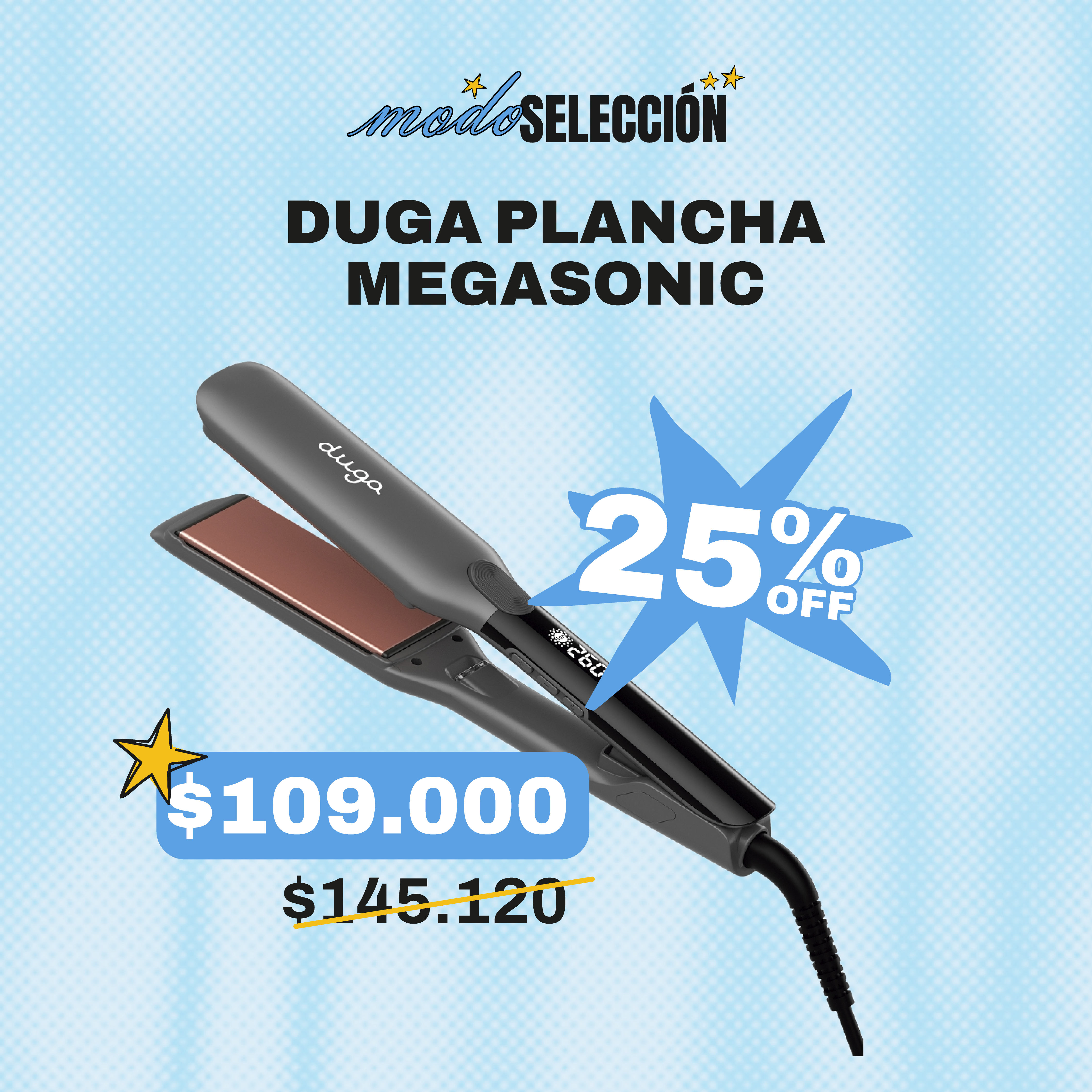 DUGA PLANCHA MEGASONIC