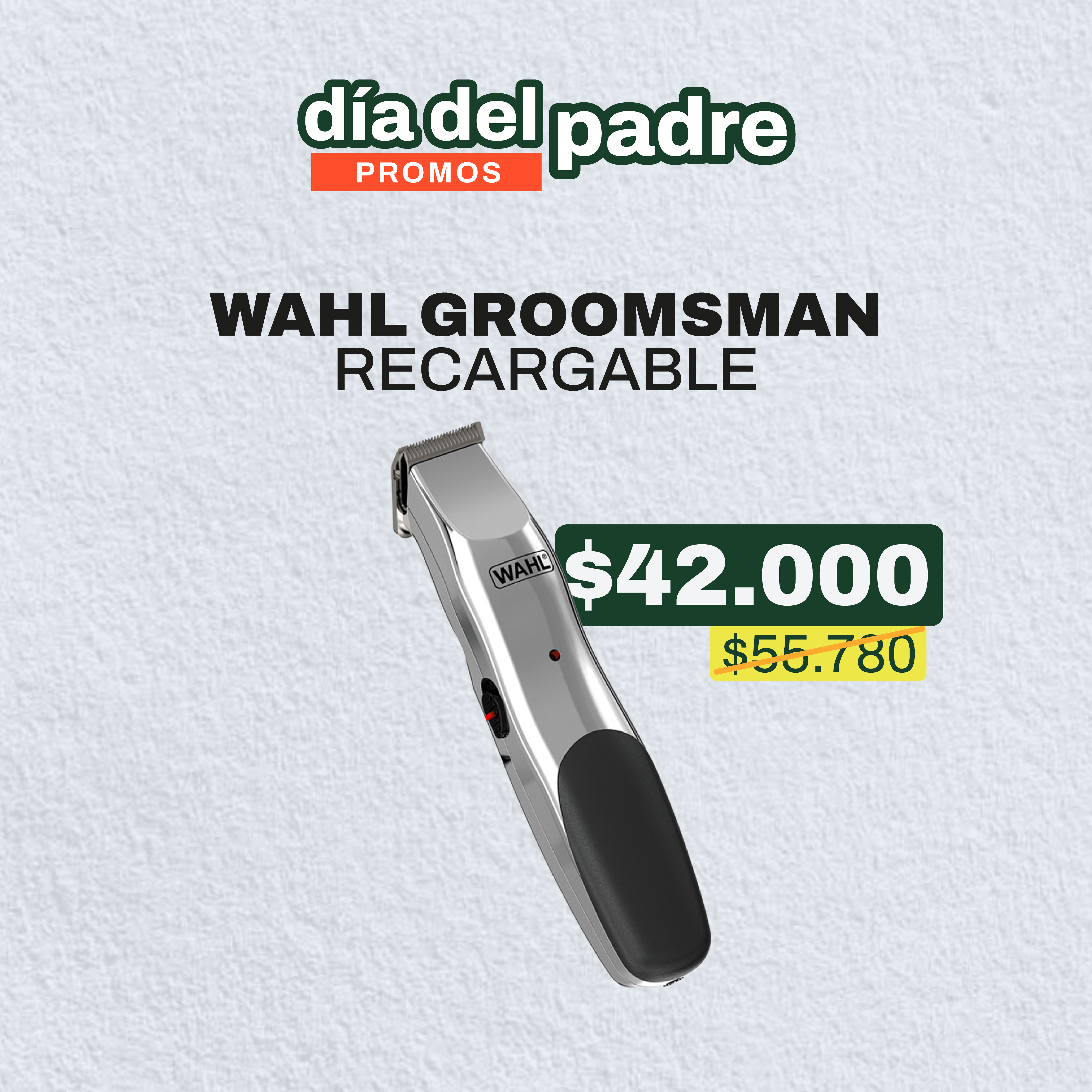 WAHL GROOMSMAN RECARGABLE
